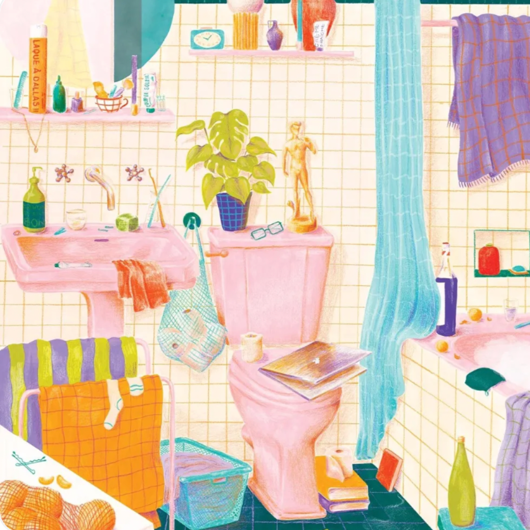 Puzzle 500 pièces - La soirée mousse