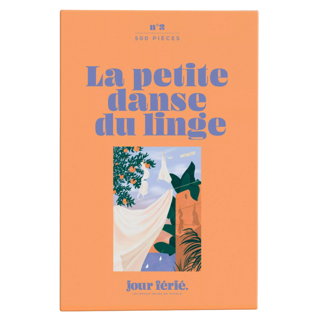 Puzzle 500 pièces - La petite danse du linge