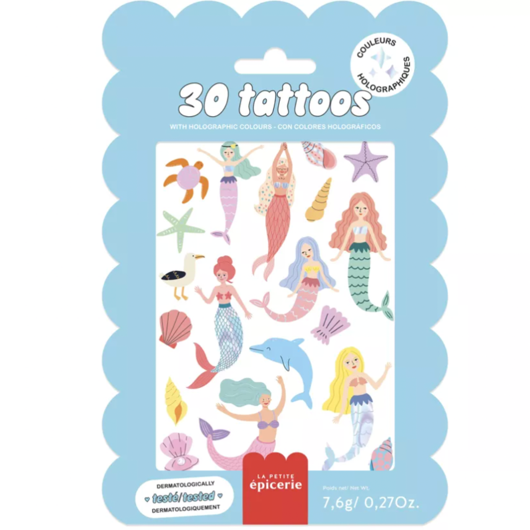 Pochette de tatouages - Sirènes