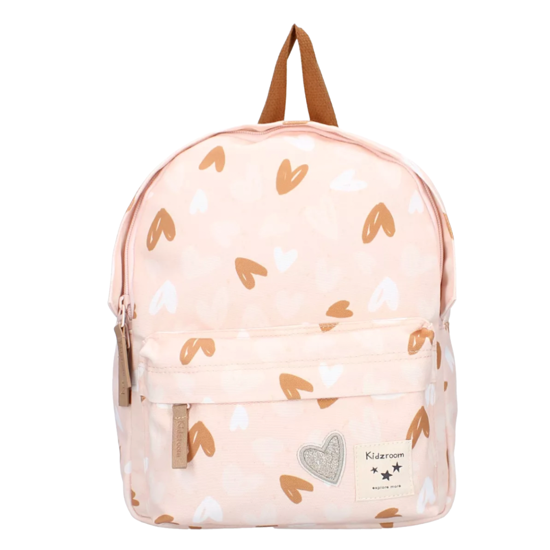 Sac à dos Coeurs Rose/Caramel