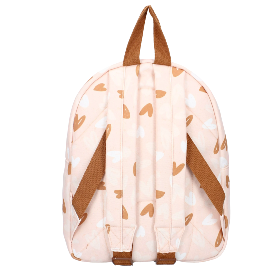 Sac à dos Coeurs Rose/Caramel