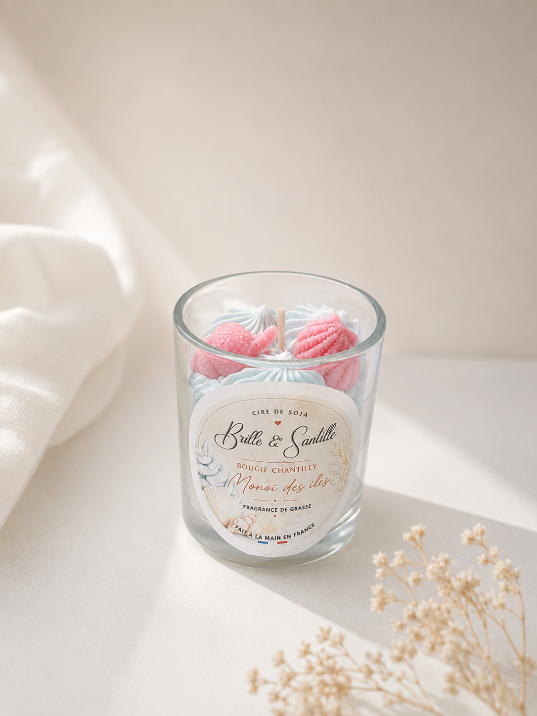 Bougie Chantilly - Monoï des îles