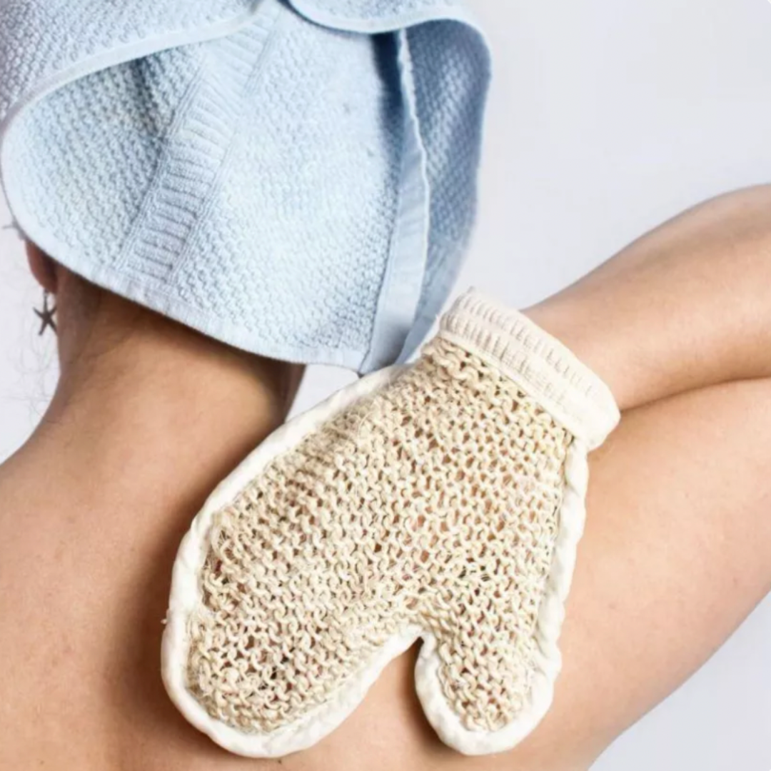 Gant en crin - 1 Face Crin & 1 Face coton doux