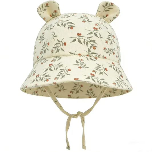 Chapeau de soleil bébé - Floral