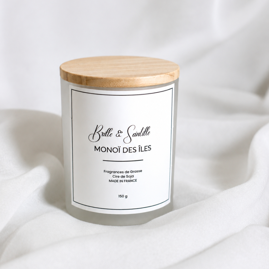Bougie 150 g - Monoï des îles