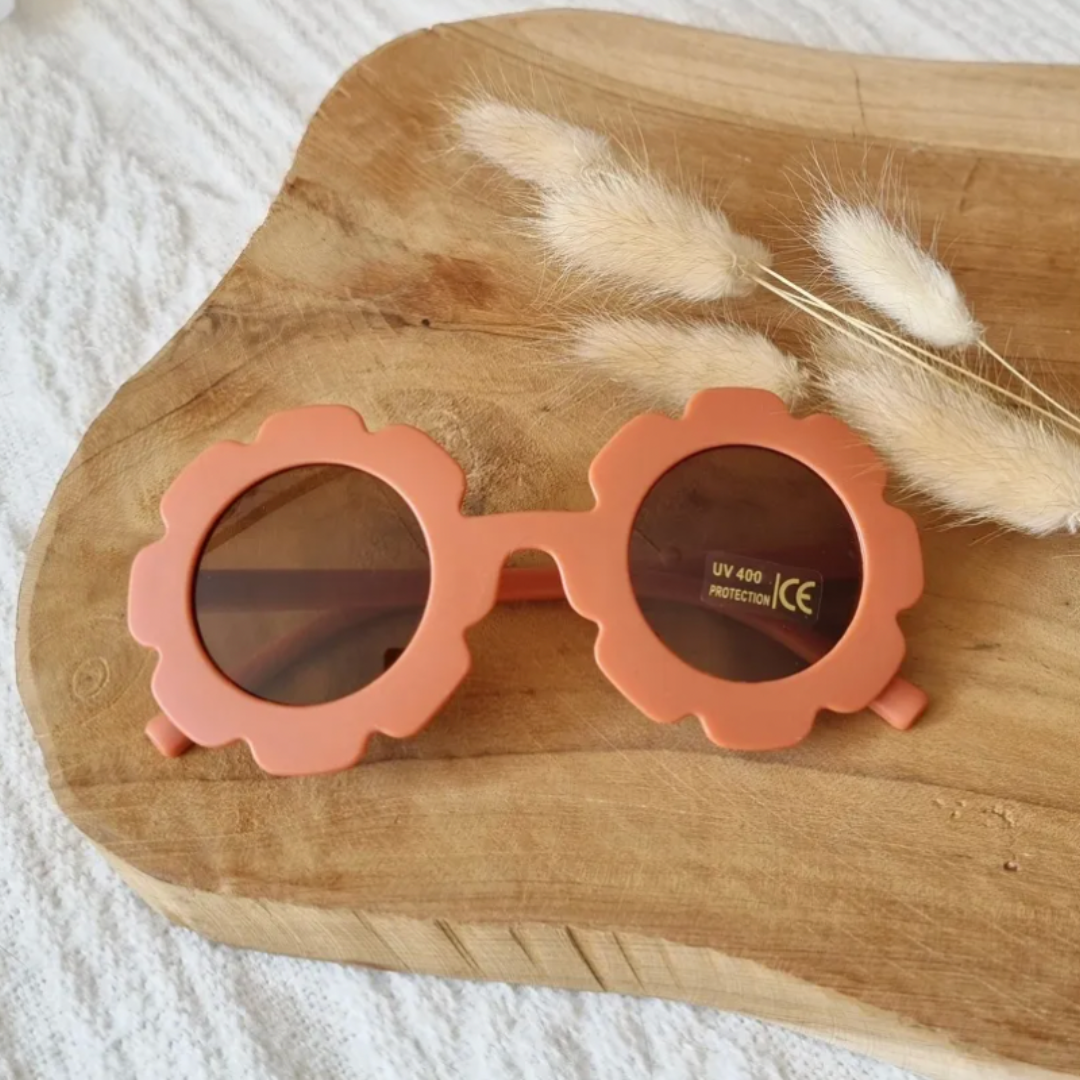 Lunettes de soleil - Fleur rouille