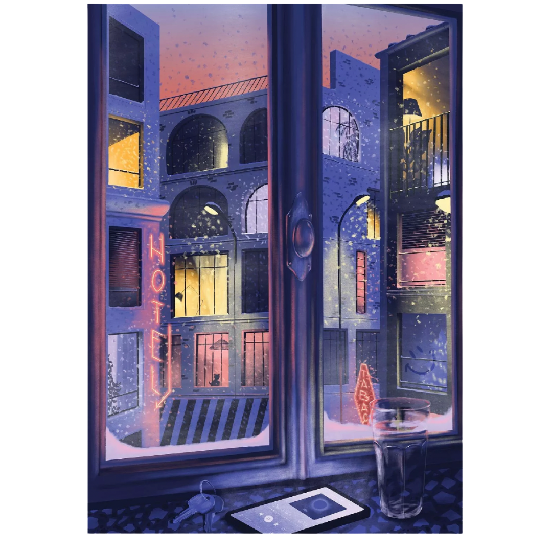 Puzzle 1000 pièces - La neige qui tombe