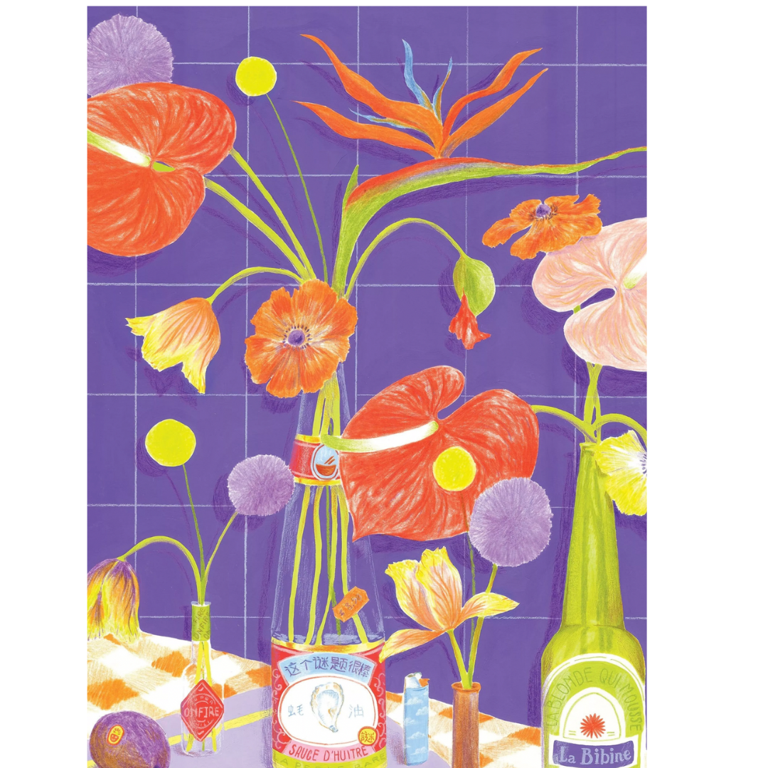 Puzzle 500 pièces - Des Fleurs sur la table