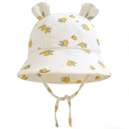 Chapeau de soleil bébé - Citron