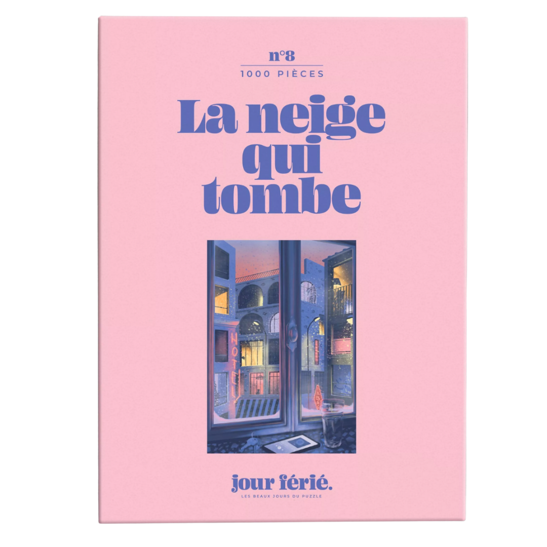 Puzzle 1000 pièces - La neige qui tombe