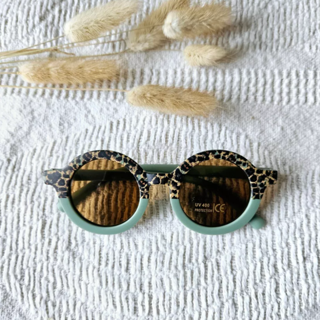 Lunettes de soleil - Léopard sauge