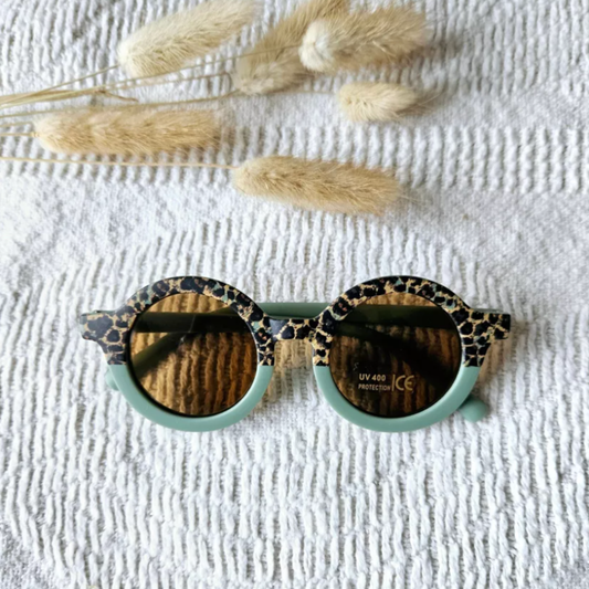 Lunettes de soleil - Léopard sauge
