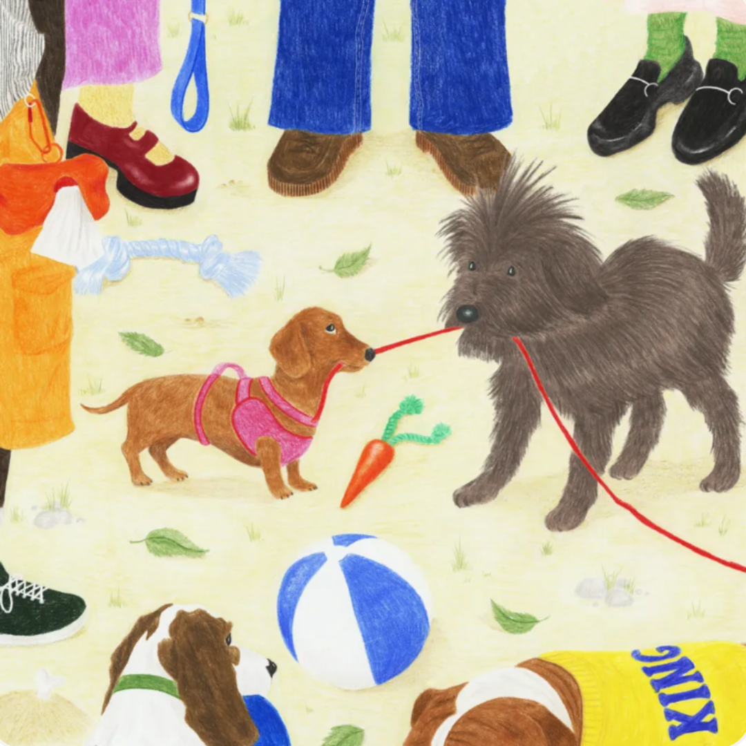 Puzzle 1000 pièces - Sortir le chien