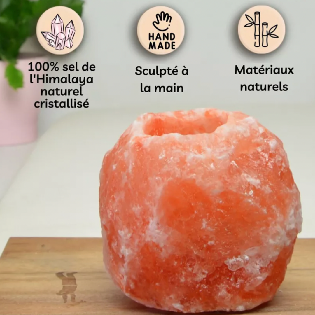 Bougeoir Sel de l'Himalaya - 500g
