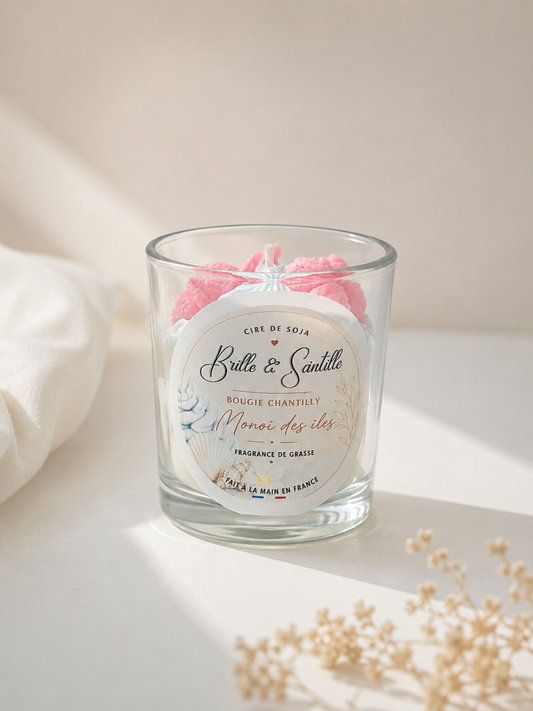Bougie Chantilly - Monoï des îles