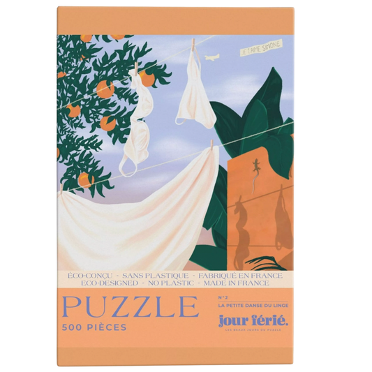 Puzzle 500 pièces - La petite danse du linge