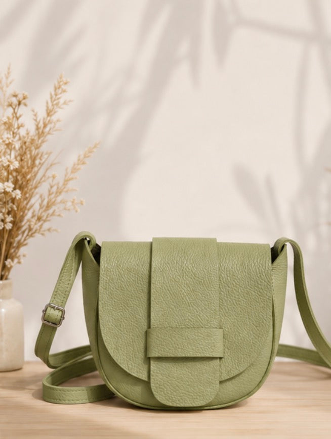 Sac en cuir - Vert sauge